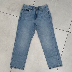 Garage Light Blue Straight Leg Jeans
